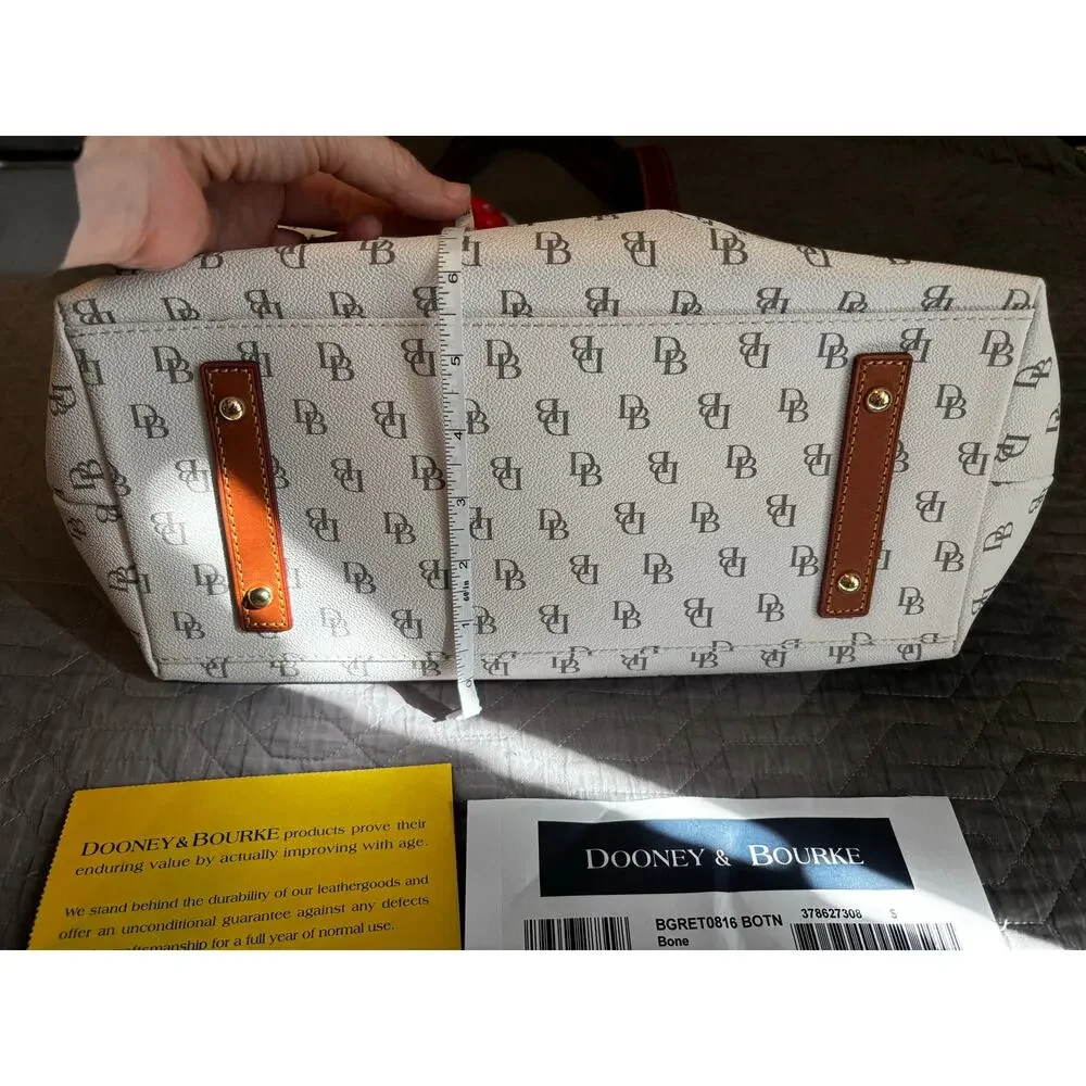 Dooney & Bourke Gretta Emily Tote in Bone - NWT
